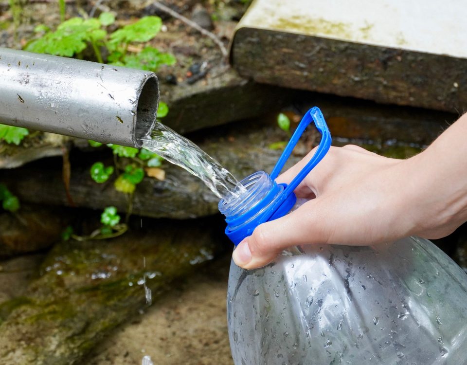 réutilisation des bouteilles enplastique